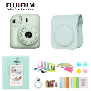 2023 Новая Камера Fujifilm Instax Mini 12 Mini Green Для Камеры Мгновенной Печати Fuji С Фотобумагой Mini 12 Mini Film на Выбор