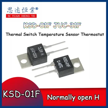 5ШТ 40 50 60 70 80 90 100 ° Нормально Открытый горячий выключатель 1.5A Датчик температуры термостат KSD-01F JU-31F