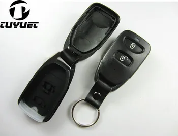 5ШТ Корпус дистанционного ключа с 2 кнопками для Hyundai для Kia Запасные заготовки для ключей автомобиля без зажима аккумулятора