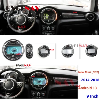 9-дюймовый Автомобильный радиоплеер Qualcomm Android для BMW MINI Cooper F55 5-дверный/F56 3-дверный NBT 2014-2015 и Clubman 6-дверный NBT 2014-2015