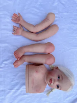 FBBD Заказала ограниченную поставку 32-дюймового возрожденного младенца Мейли с ручной росписью волос, сделанного своими руками, Рождественский подарок