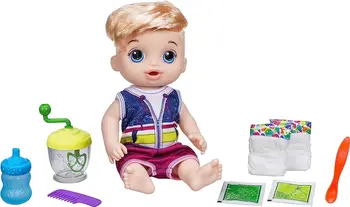 Hasbro Baby Alive, сладкие ложечки, мальчик-блондинка, кукла для мальчика, подарки, игрушечная модель, фигурки из аниме, коллекционные украшения