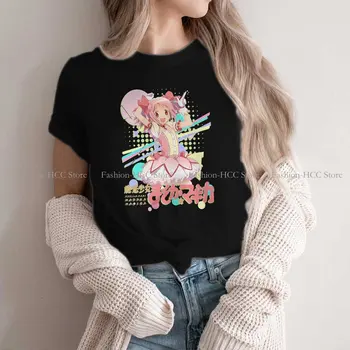 Puella Magi Madoka Magica Аниме футболки из полиэстера с милым принтом Женская футболка Новый тренд одежды