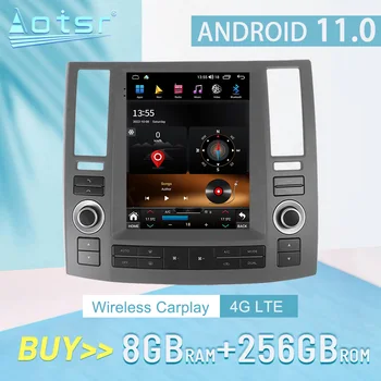 Автомагнитола Android 11 для Infiniti FX35 FX45 2006-2009 Мультимедийный плеер GPS Навигация DSP Стерео Carplay Головное устройство