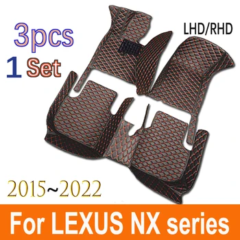 Автомобильные коврики для LEXUS NX серии 200 300h 300 200t 2015 2016 2017 2018 2019 2020 2021 2022 Пользовательские автоматические Накладки для ног автомобильные