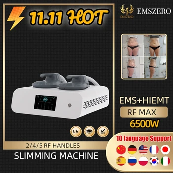 Безболезненная Потеря веса EMSZERO Neo Для похудения 200 Гц 6500 Вт dlsEMSLIM Body EMS Sculpt 2/4/5 Обрабатывает Салон HI-EMT RF Machine