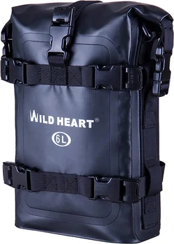 Бесплатная доставка Wild Heart 6Л 8Л Водонепроницаемая Мотоциклетная боковая сумка Мотоциклетная Сухая сумка Аварийные Барные сумки Сумка для велосипеда грязи