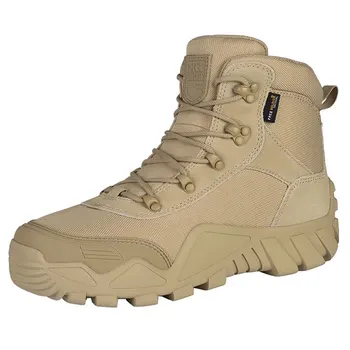 Водонепроницаемые походные рабочие ботинки FREE SOLDIER, мужские тактические ботинки, легкие военные ботинки, дышащие ботинки для пустыни