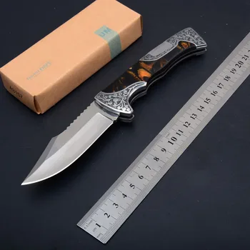 Высококачественные ножи EDC со складным лезвием Art Collection из нержавеющей стали 3D Flower Outdoor Tools 2017 Ножи для выживания
