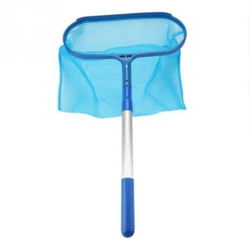 Глубокая сумка для бассейна, грабли для листьев, сетчатый скиммер с телескопическим инструментом для чистки шестов