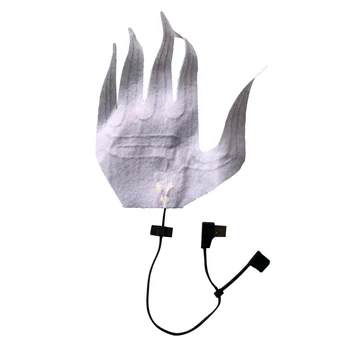 Грелка для перчаток с USB-подогревом, теплый лист для перчаток, наружный электрический нагревательный элемент 3,7 В, стимулирующий кровообращение, 17 X 10 X 1 см