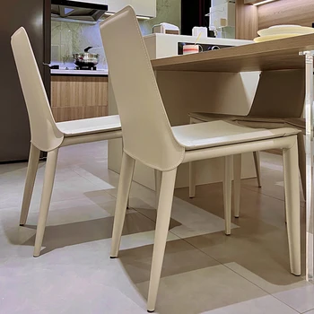 Дизайнерские обеденные стулья для современного художника, Кожаное кресло для грима, гостиничный обеденный стул, Эргономичная Роскошная мебель Sillas Conedor WJ40XP