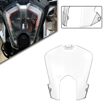 Для KTM 1290 Super Adventure ADV R S 2021 2022 2023 Moto Защита Переднего Головного Света Акриловая Защитная Крышка Фары
