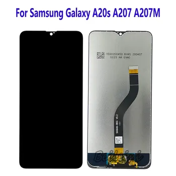 Для Samsung A20s A207F A207 A207M A2070 ЖК-Дисплей С Сенсорным Экраном Дигитайзер В Сборе Замена Аксессуара
