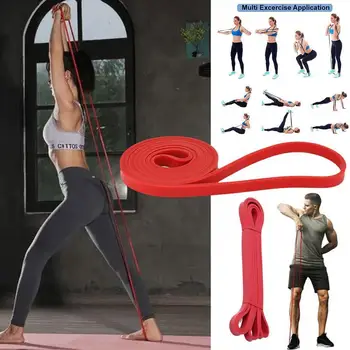 Дюймовые резинки для фитнеса, Резиновые Эластичные Эспандеры, Тренажеры для растяжения Red Gym Yoga Strength Sport Exercise Bands A9j8