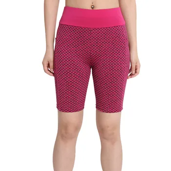 Женские облегающие бриджи, эластичные штаны для йоги с высокой талией, уличные шорты для фитнеса, черные/серые/темно-зеленые/темно-синие/Розовые