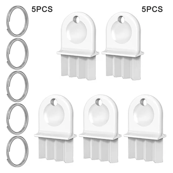 Ключ для диспенсера туалетной бумаги Удобная замена на брелок Портативный Домашний Прочный Белый гостиничный пластик Многоразового использования