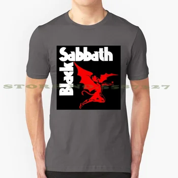 Красный, белый, черный, крутой дизайн, модная футболка, металл, Sabbath 1970-х, хэви-метал, музыка
