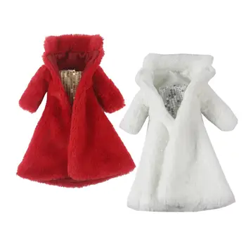 Кукла принцесса Зимняя куртка Кукольная одежда Наряды Детская игрушка для 11-дюймового ребенка
