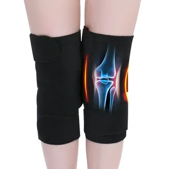 Массажная пара При болях в коленной чашечке, турмалиновые грелки, рукава, магнитная поддержка, облегчение боли в колене, 1 Терапевтическая накладка при артрите