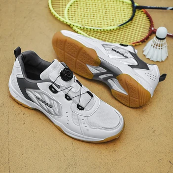 Мужская профессиональная обувь для бадминтона, Дышащая Женская обувь для волейбола, легкая теннисная обувь для соревнований по бадминтону B06