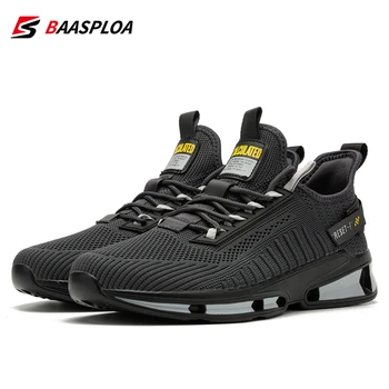 Новая мужская обувь Baasploa Повседневные кроссовки Легкие дышащие кроссовки Противоскользящие амортизирующие мужские кроссовки для ходьбы