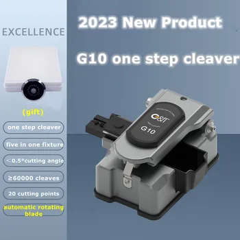 Новейший одношаговый волокнорез 2023 года Автоматическая машина для резки оптического волокна Автоматическая с автоматическим вращающимся лезвием 60000 ножей