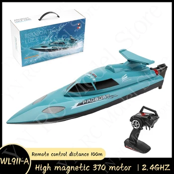 Новый Weili Wl911-A Кисточка С Дистанционным Управлением Высокоскоростная Модель Корабля Система Водяного Охлаждения Морская Модель Rc Speedboat Boy Toy Подарочная Коробка