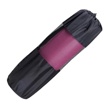НОВЫЙ черный рюкзак для йоги, сумка для коврика для йоги, водонепроницаемый рюкзак, нейлоновая сетка для пилатеса, регулируемый ремень