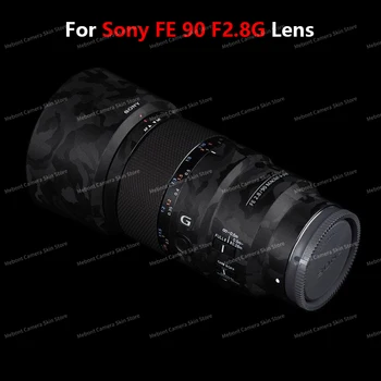 Оболочка объектива камеры для FE Sony 90 F2.8 G OSS SEL90M28G Оберточная Кожа 90F2.8 Защитная Пленка Для камеры водонепроницаемая Защитная Пленка От царапин