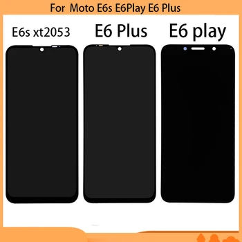 Оригинал для Moto E6s 2020 xt2053 E6 Play XT2029 E6 Plus XT2025-1-2 ЖК-дисплей С сенсорным экраном, Дигитайзер в сборе