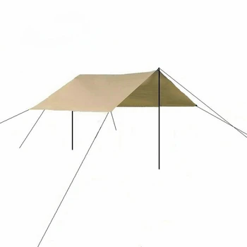 Открытый навес палатка солнцезащитный козырек пляжная ткань для пола напольная клейкая непромокаемая УФ-влагостойкая прокладка 3 * 3 метра из полиэстера без стержня