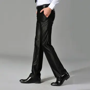 Официальные брюки Мужские Весна Тонкий Осень Толстый Черный Серый Стрейч Деловой Свободный костюм Корея Офисные брюки большого размера Z38