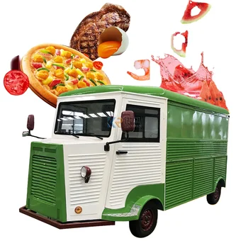 Передвижная электрическая тележка для еды; тележка для хот-догов; фургон для продажи уличного мороженого; Индивидуальный грузовик для еды для продажи в Европе