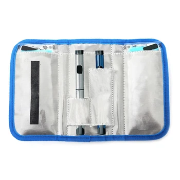 Переносная сумка-холодильник для инсулина со льдом Ручка для чехла Диабетический органайзер Медицинский Tr