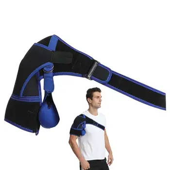 Плечевой бандаж Регулируемый плечевой бандаж для мужчин Плечевой бандаж для сохранения тепла При занятиях баскетболом, тяжелой атлетикой