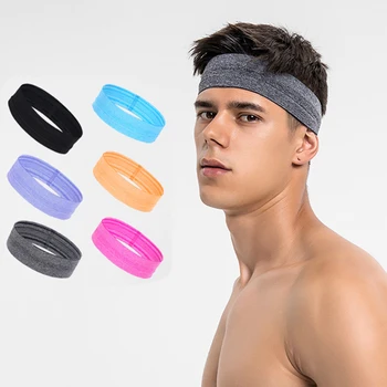 Повязка на голову Cool Sweat Band Спортивная повязка на голову для волос Тренировки в тренажерном зале Теннис Фитнес Баскетбол Бег Трусцой Sweatband Женская Мужская повязка на голову