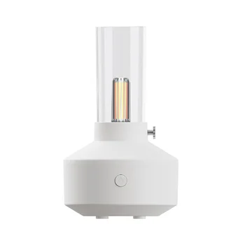 Ретро Рассеиватель Света Essential Oi LED Лампа Накаливания Night Light 150 мл Увлажнитель Воздуха Работает 5-8 Часов Белый