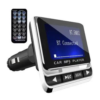 Складной 1,4-дюймовый ЖК-экран, громкая связь, Автомобильная FM-зарядка, Bluetooth-плеер, быстрый адаптер, передатчик, музыкальный модулятор MP3 D0K2