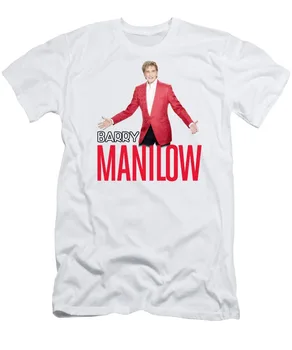 Футболка Best Of American Legend Barry Manilow с коротким рукавом белого цвета от S до 5XL MD1193