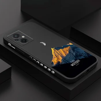 Чехол для Телефона Moon Mountain Xiaomi Poco M5 M5S F5 X5 F4 X4 M4 F3 M3 X3 F2 Pro X2 C40 4G 5G GT NFC Силиконовый Чехол
