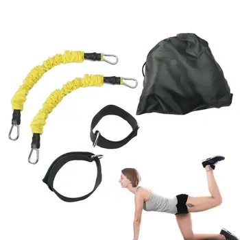 Эспандер С ремешком на щиколотке, эспандер для тренировки ягодичных мышц, принадлежности для упражнений, Эспандер для мужчин и женщин Для тренажерного зала
