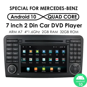 Android Автомобильный Радиоприемник Мультимедийный GPS Для Mercedes Benz ML GL W164 X164 ML350 ML500 GL320 ML280 GL350 GL450 Авто Стерео Аудио RDS