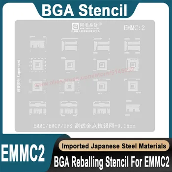 BGA-трафарет для EMMC EMCP UFS CPU, трафарет для пересадки оловянных бусин, BGA-трафарет