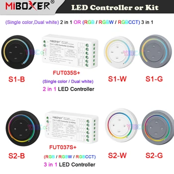 Miboxer 2.4G Sunrise Remote Rainbow dimmer Switch Одноцветный/CCT/RGB/RGBW/RGBCCT 2 или 3 in1LED Strip Light BulbController