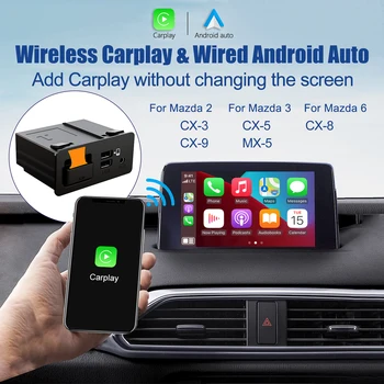 Беспроводной Usb-адаптер Apple Carplay Carplay Box Проводной Android Auto Hub для Модернизации Oem Mazda Cx3 Cx5 Cx8 Cx9 Mx5 для Mazda 2 3 6