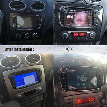 Для Ford FUCOS старый автомобильный радиоплеер Android 10 64 ГБ GPS Навигация Мультимедийный плеер Радио