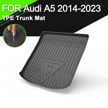 Коврик В багажник TPE ДЛЯ автомобиля Audi A5 2014-2023, Водонепроницаемые Нескользящие Резиновые Аксессуары для грузовых Лайнеров