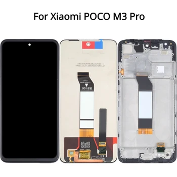 Оригинальный ЖК-дисплей с Сенсорным Экраном Digitizer в сборе для Xiaomi POCO M3 Pro, 5G, M2103K19PG, M2103K19PI