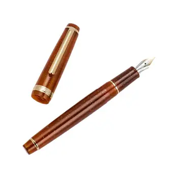 Перьевая ручка Jinhao 82, прозрачная акриловая ручка, пластиковое вращение, Золотое перо EF F, Деловые Офисные школьные принадлежности, ручка для письма 0,5 мм